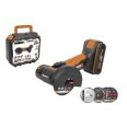 Mini cutter WX801 20V bateria 2.0 Ah 19500 rpm maletin transporte