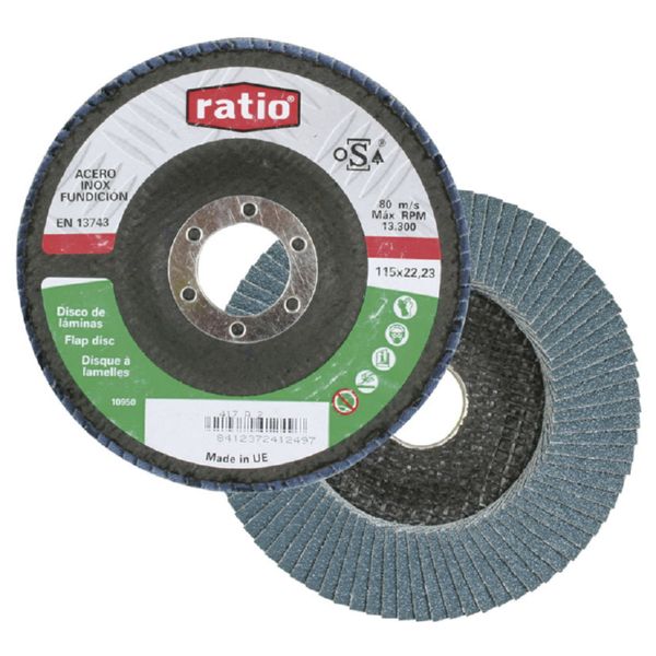 Disco abrasivo l?minas RATIO inox/hierro