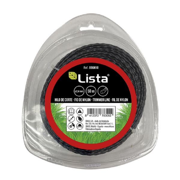 Hilo nil?n desbrozadora LISTA trenzado