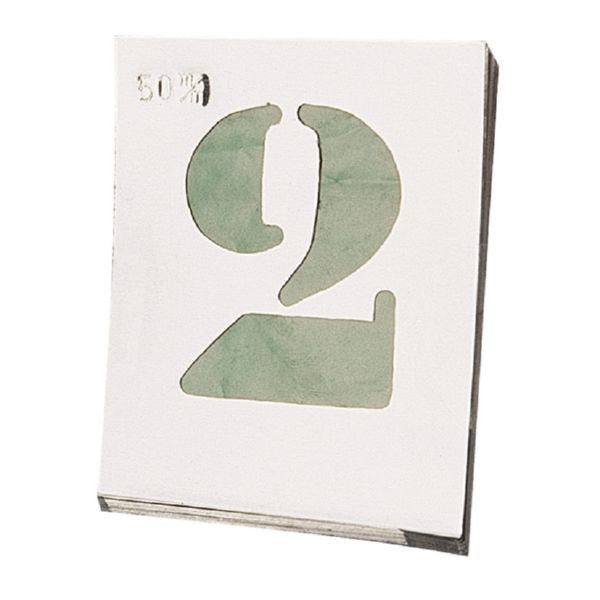 Numeración para rotular tipografía Egyp