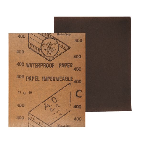 Papel abrasivo impermeable Abeja