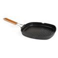 Asador grill de aluminio fundido.