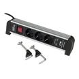 BASE MULTIPLE CON INTERRUPTOR 3 TOMAS+ 2USB SOPORTE SOBREMESA