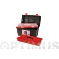 CAJA HERRAMIENTAS PLASTICO ROJA N&ordm;33