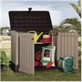 COBERTIZO EXTERIOR RESINA "STORE IT OUT" 130 X 74 X 110 CM 800 LT