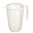 JARRA GRADUADA PLASTICO 1 LT.